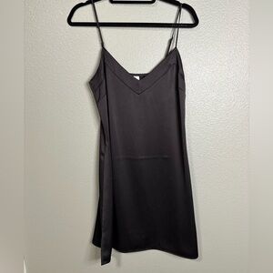 Elegant Black Slip Dress